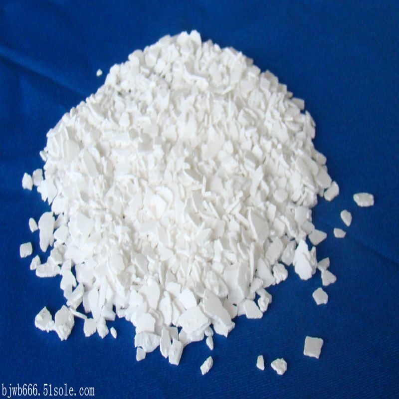 CrystalClear Clorure de calcium Flocons de grande taille pour les additifs de béton et le contrôle des poussières