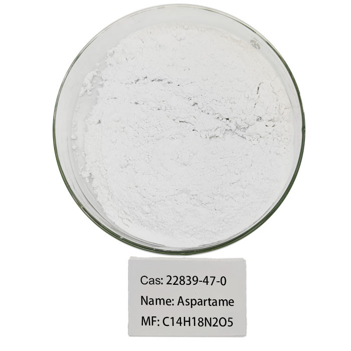 Catégorie comestible CAS 22839-47-0 additifs chimiques d'édulcorant de mannitol de poudre d'aspartame