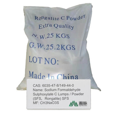 SFS chimique à applications multiples Sulfoxylate de formaldéhyde de sodium (CAS 6035-47-8) / Rongalite (149-44-0) Pourcentage de pureté de 99%