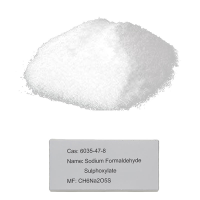 Agent industriel d'agent de blanchiment de Sulfoxylate CAS 6035-47-8 de formaldéhyde de sodium de solubilité de 98%