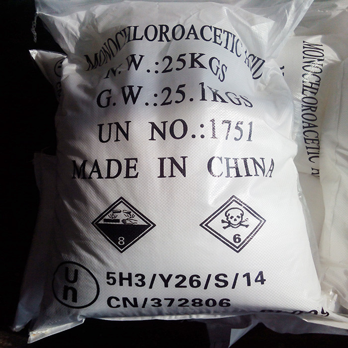 Acide monochloroacétique Acide chloroacétique CAS 79-11-8 Pour les intermédiaires organiques
