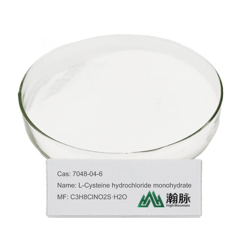 Monohydrate de chlorhydrate de L-cystéine CAS 7048-04-6 C3H8ClNO2S H2O L-cystéine Hcl