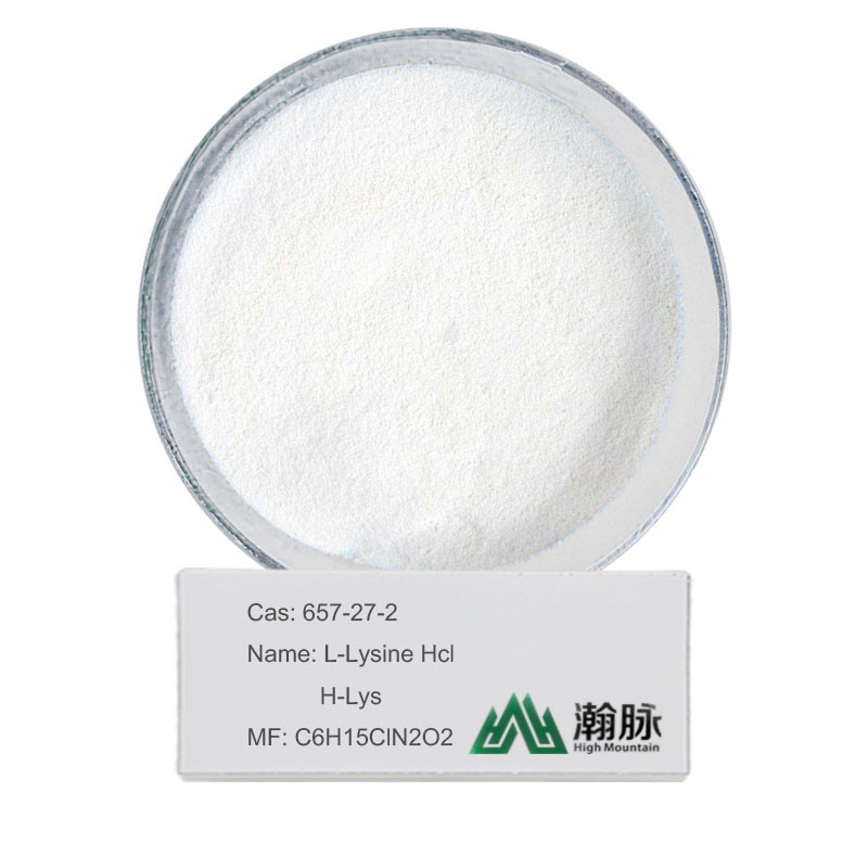 Chlorhydrate de L-Lysine Hcl CAS 657-27-2 C6H15ClN2O2 H-Lys Lysine