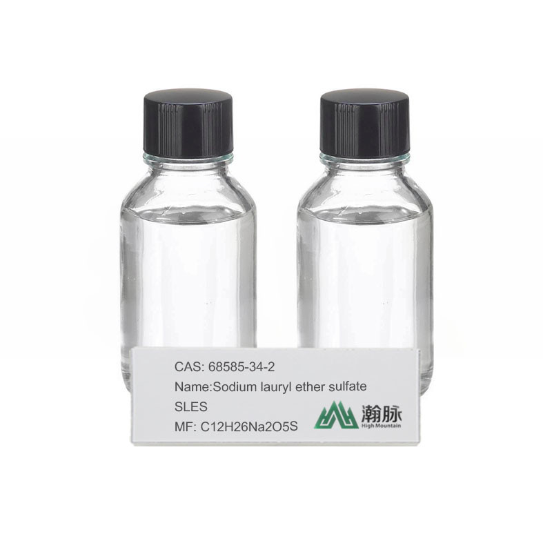 Sulfate de laurylethère de sodium CAS 68585-34-2 C12H26Na2O5S SLES AES Additifs chimiques