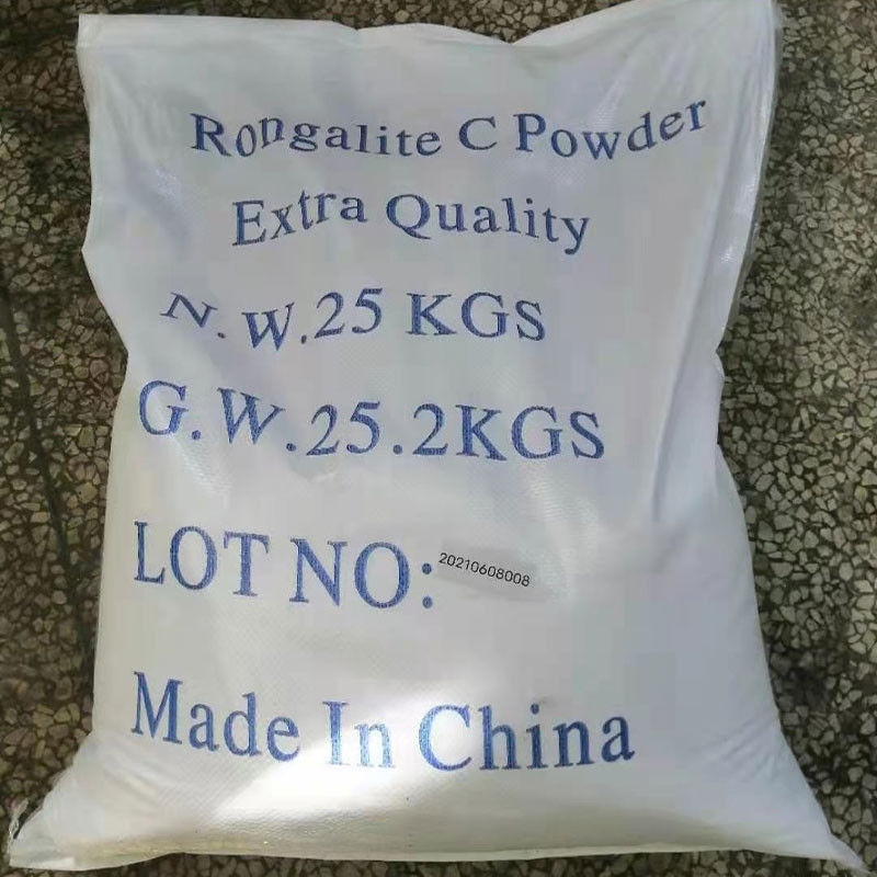 Rongalite/SFS Formaldéhyde sulfoxylate de sodium CAS 6035-47-8,149-44-0 Réducteur à haute pureté à usage industriel