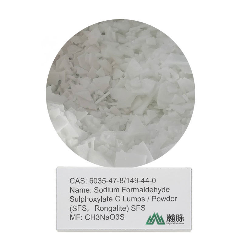 SFS/Rongalite agent de blanchiment Formaldéhyde sulfoxylate de sodium CAS 149-44-0 de qualité industrielle et de laboratoire (6035-47-8)