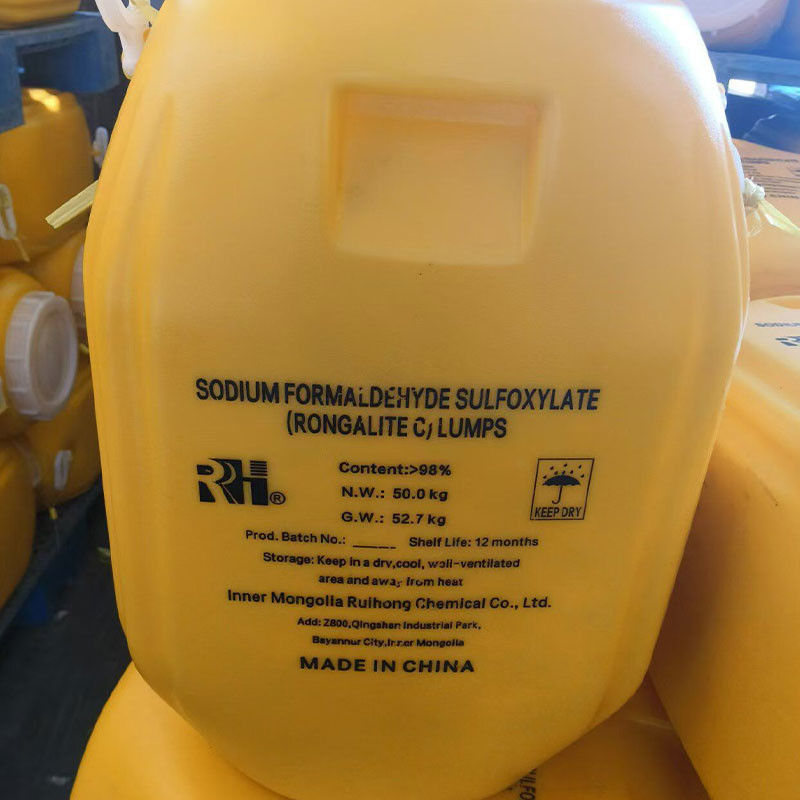 SFS chimique à applications multiples Sulfoxylate de formaldéhyde de sodium (CAS 6035-47-8) / Rongalite (149-44-0) Pourcentage de pureté de 99%