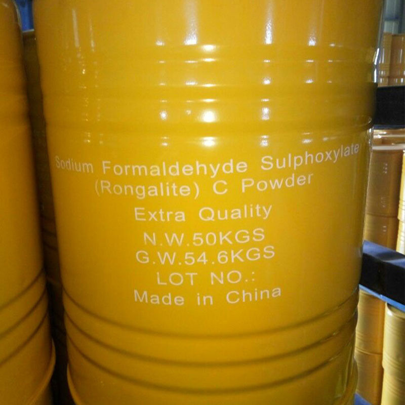 SFS chimique à applications multiples Sulfoxylate de formaldéhyde de sodium (CAS 6035-47-8) / Rongalite (149-44-0) Pourcentage de pureté de 99%