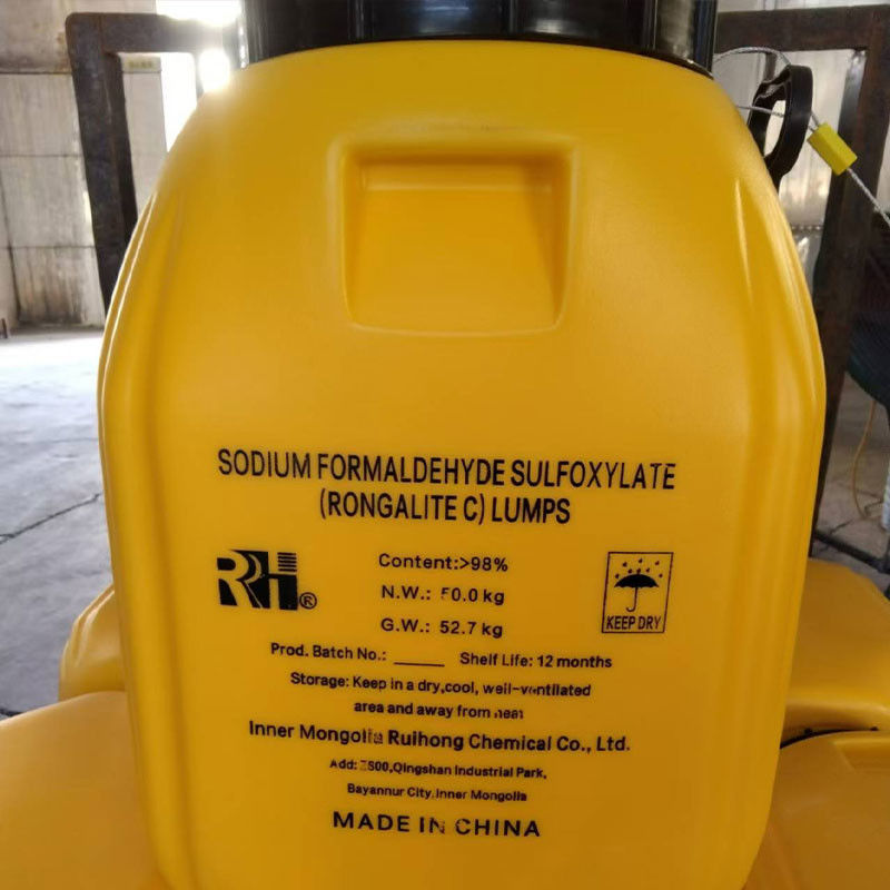 Rongalite industrielle et fournisseur de SFS Formaldéhyde sulfoxylate de sodium CAS 149-44-0/6035-47-8 Agent de traitement du textile et du cuir