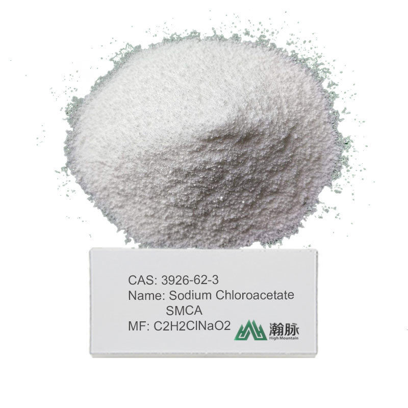 Chloroacétate de sodium 98 poudre soluble blanche de pureté pour les herbicides colorants et la synthèse agrochimique