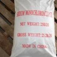 Chloroacétate de sodium 98 poudre soluble blanche de pureté pour les herbicides colorants et la synthèse agrochimique