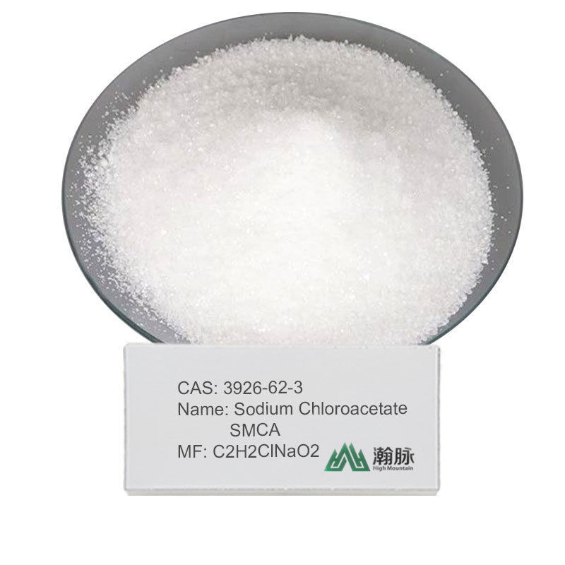 Poudre blanche de monochloroacétate de sodium SMCA Précurseur du papier de cellulose carboxyméthyl et des additifs alimentaires