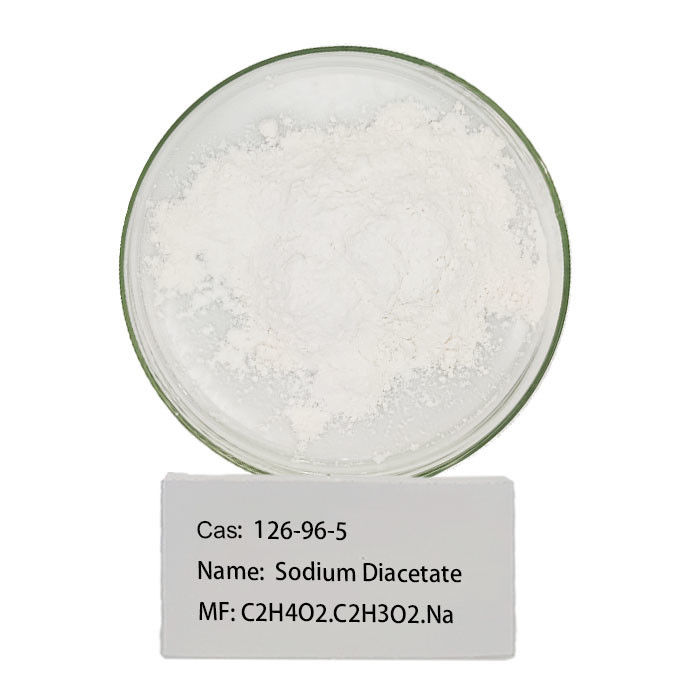 Sel d'acétate de sodium de catégorie comestible de poudre de Cas 126-96-5, sel de sodium d'acide acétique