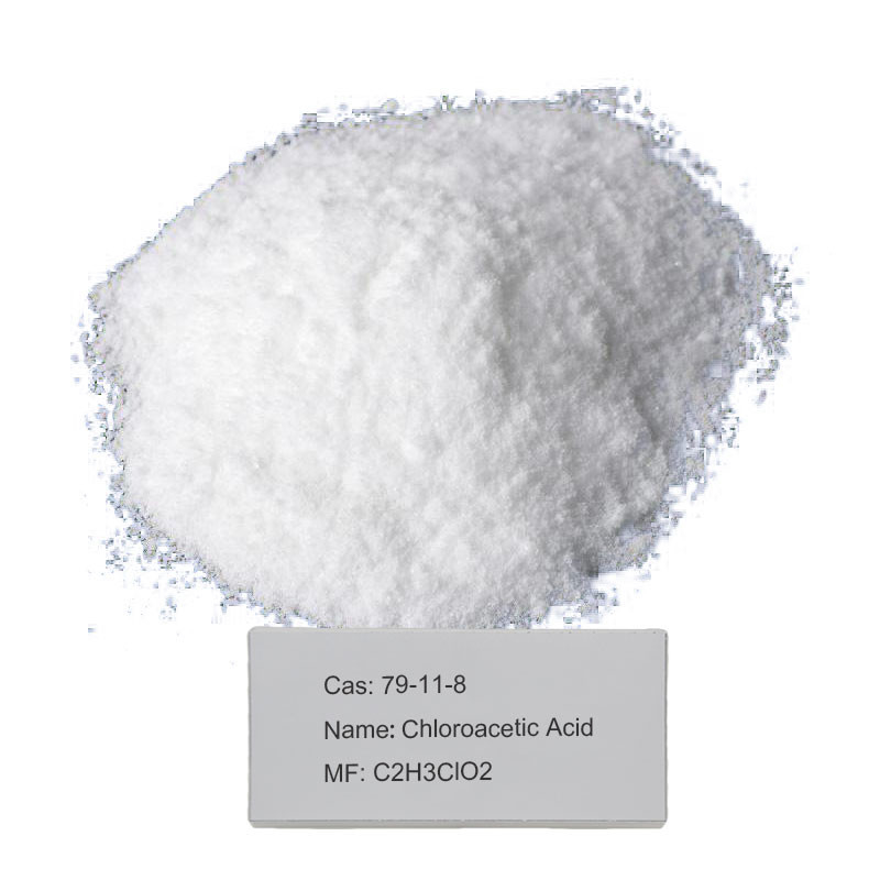 Catégorie industrielle CAS acide chloracétique de haute qualité 79-11-8 pour le pesticide 98%Min.	Catégorie industrielle de poudre