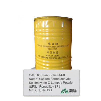 Rongalite/SFS Formaldéhyde sulfoxylate de sodium CAS 6035-47-8,149-44-0 Réducteur à haute pureté à usage industriel